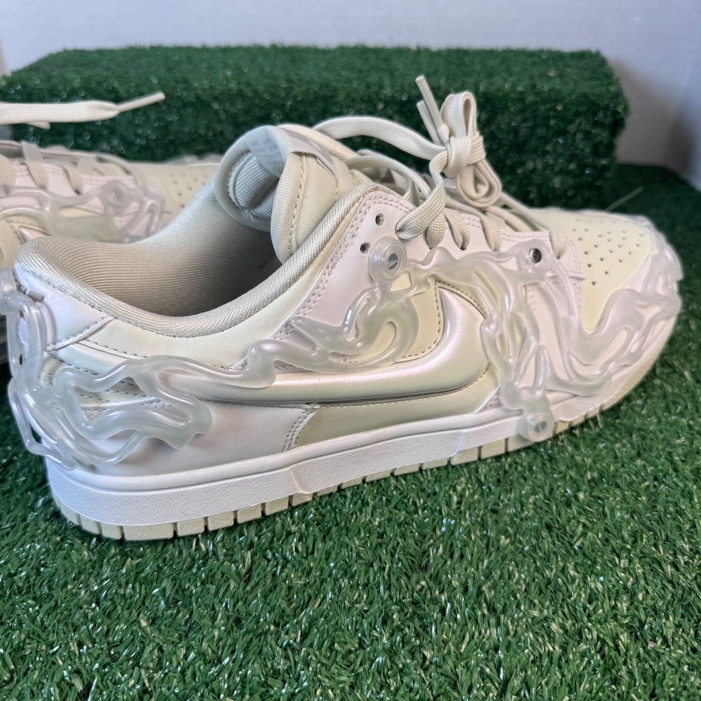Nike Dunk Low LX Sea Glass Womens HF4951-001 Liquid TPU Overlay Sneakers Size 10 - Picture 11 of 14